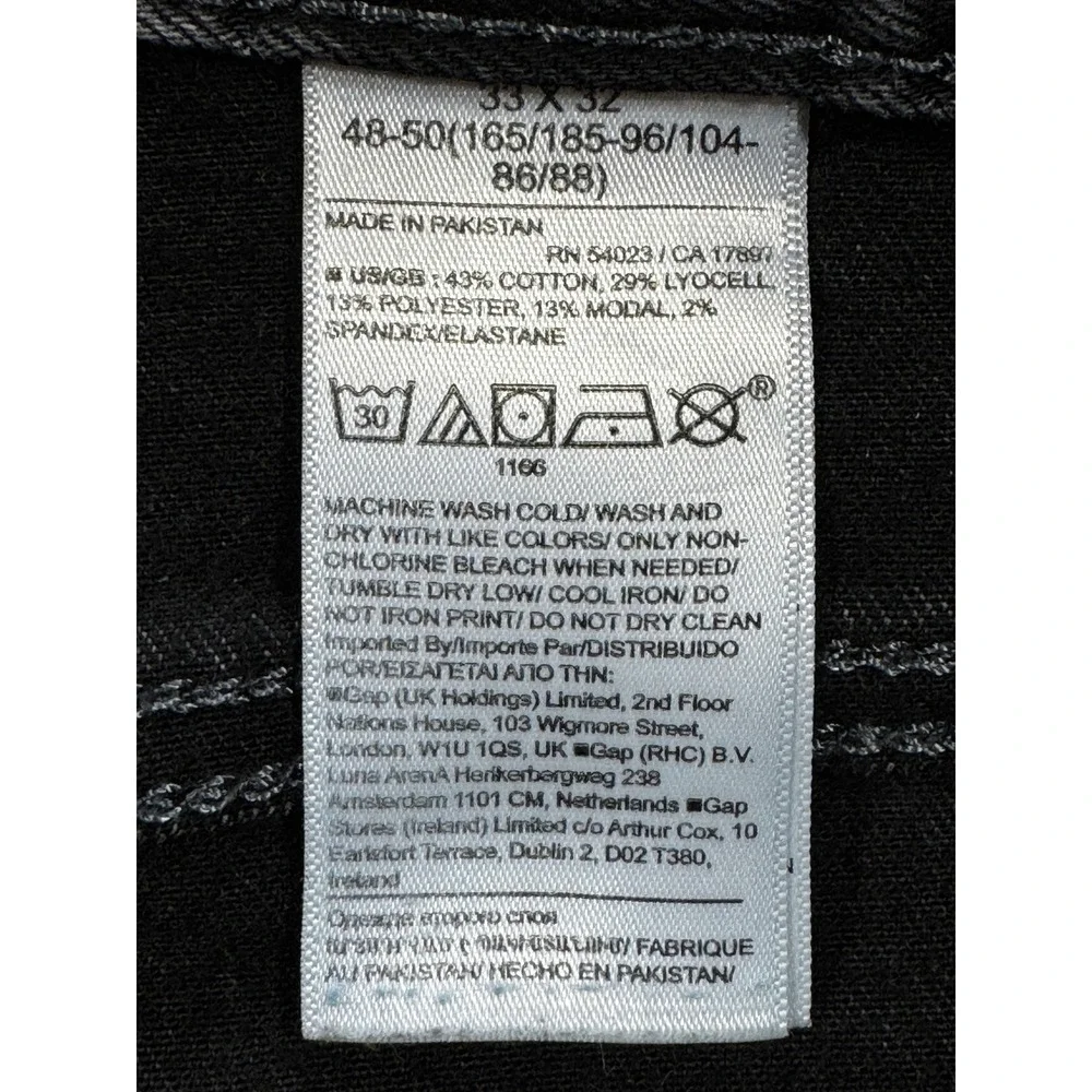 Banana Republic Mens Traveler Slim Fit Stretch Gray Jeans 33x32 Meas: 33x29.5
